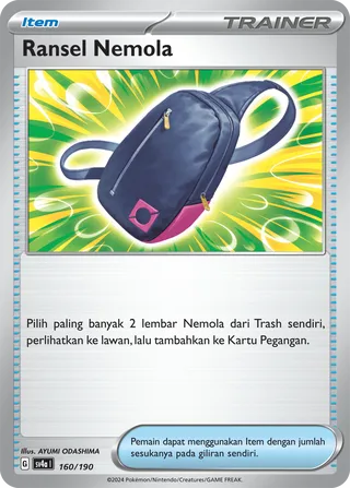 Nemona's Backpack (Shiny Treasure ex 160/190)