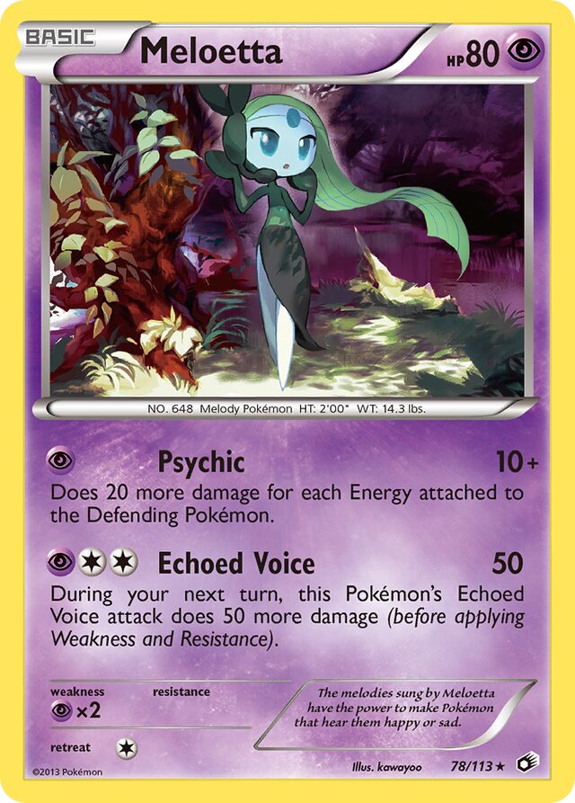 TCG: Mythical Pokemon Meloetta Collection