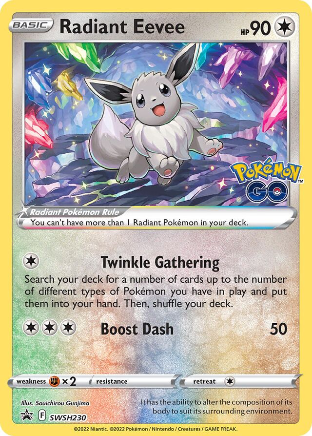 SWSH230 Radiant Eevee SSP PROMO