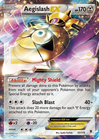 Aegislash-EX (Phantom Forces 65/119)