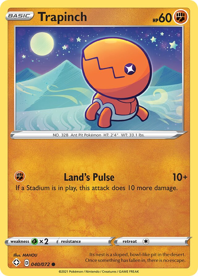Trapinch Shining Fates 040/072 Common