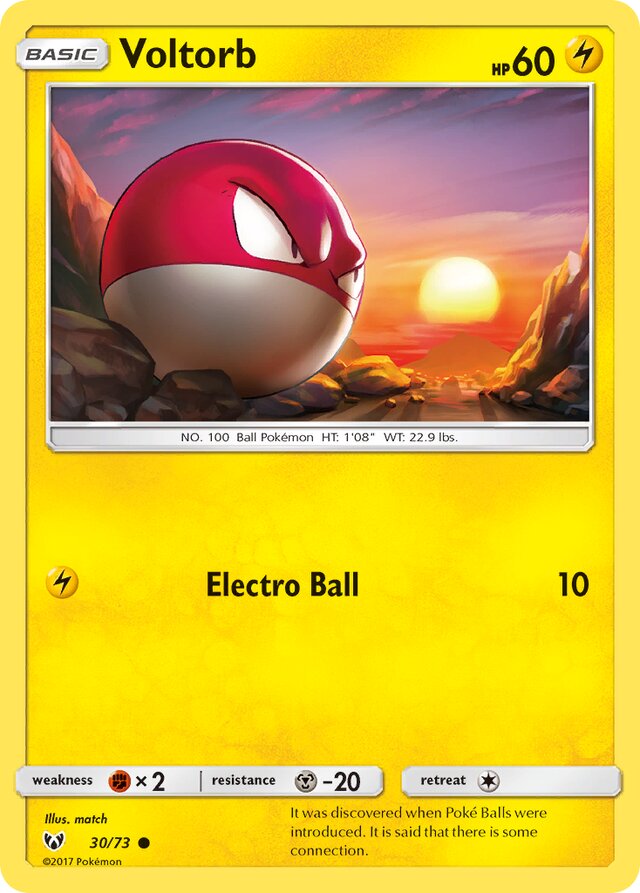 Voltorb Shining Legends 30/73 Common