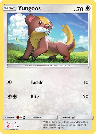 Yungoos (SM Trainer Kit (Lycanroc) 12/30)