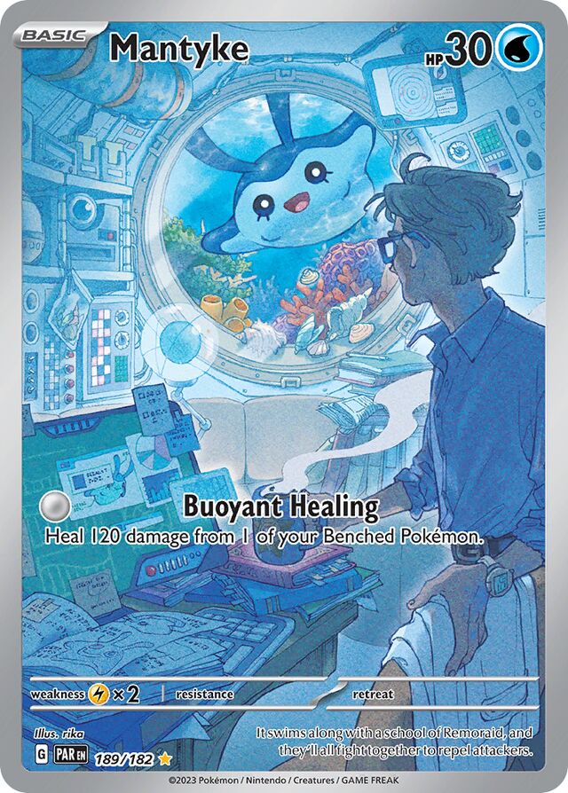 Mantyke Paradox Rift 189/182 Illustration Rare