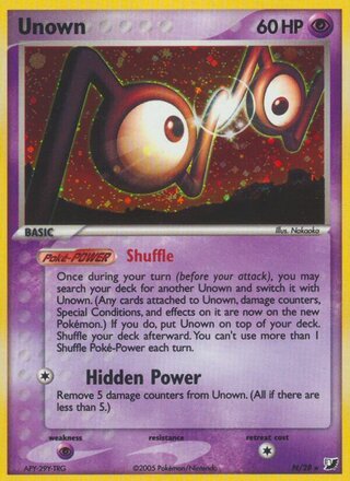Unown (EX Unseen Forces N/28)
