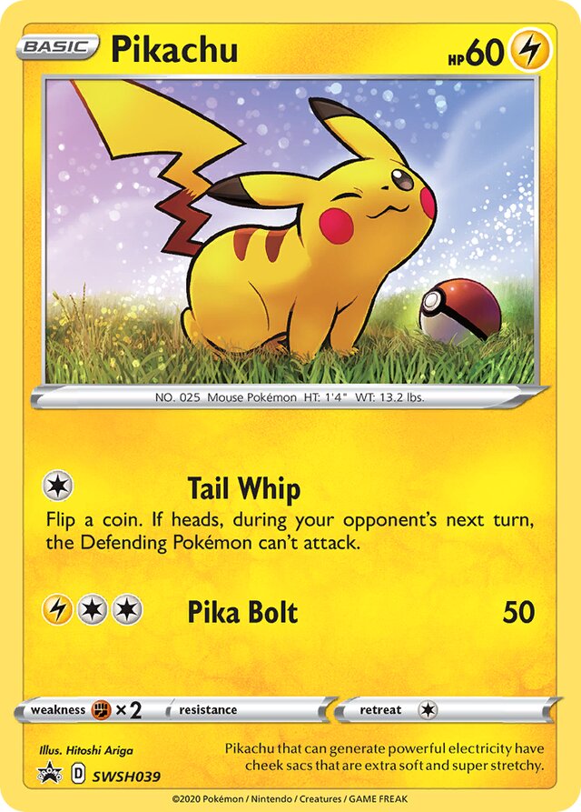 SWSH039 Pikachu SSP PROMO