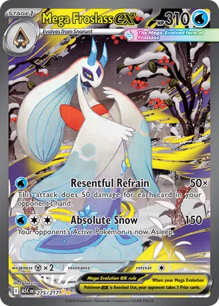 Mega Froslass ex (Ascended Heroes 275/217)