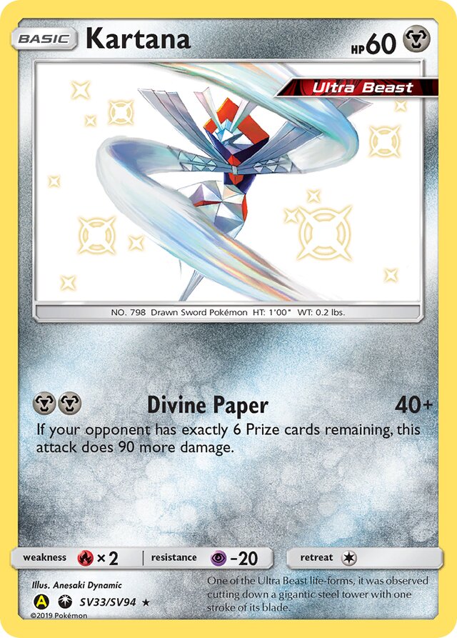 What type of Ultra Beast is Kartana?