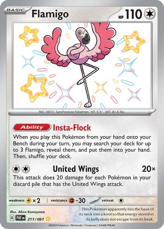 Flamigo (Paldean Fates 211/091)