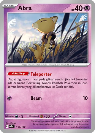 Abra (Terastal Festival ex 057/187)
