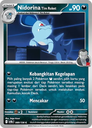 Team Rocket's Nidorina (Presence of Champions 089/138)