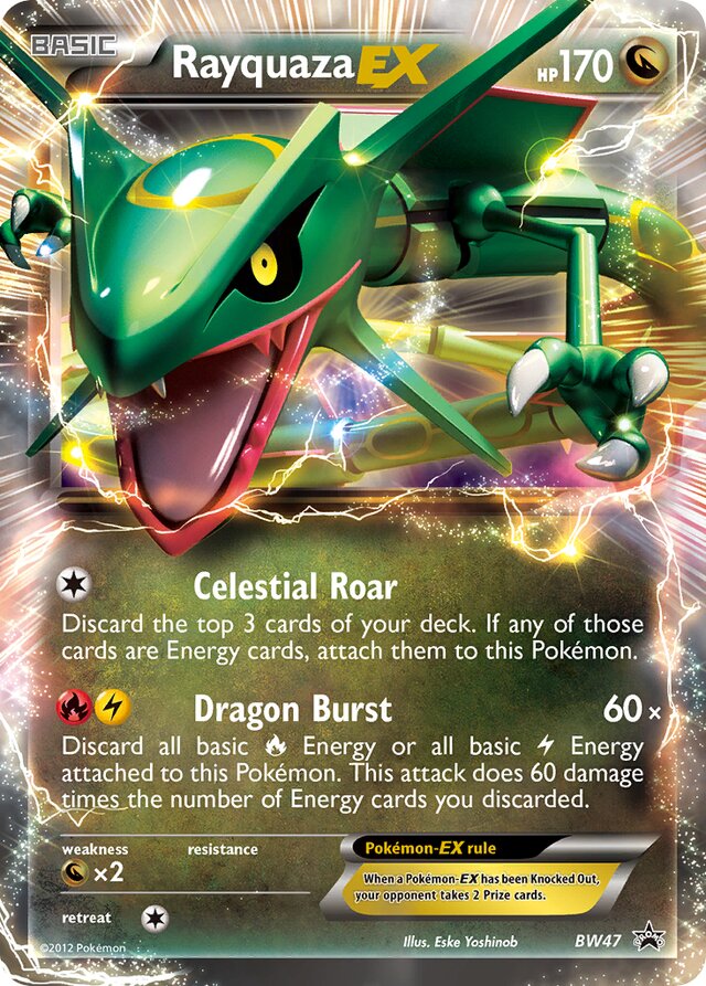 Rayquaza-EX BW Black Star Promos BW47 PROMO