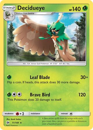 Decidueye (Sun & Moon 11/149)