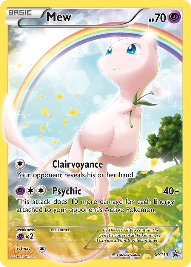 Mew XY Black Star Promos XY110 PROMO