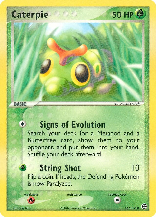56/112 Caterpie RG Common