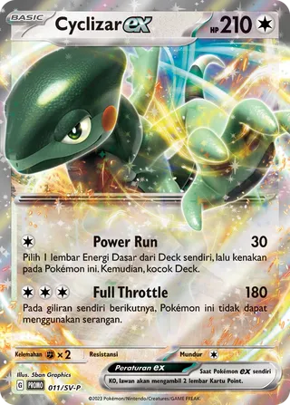 Cyclizar ex (Scarlet & Violet Promos 011/SV-P)