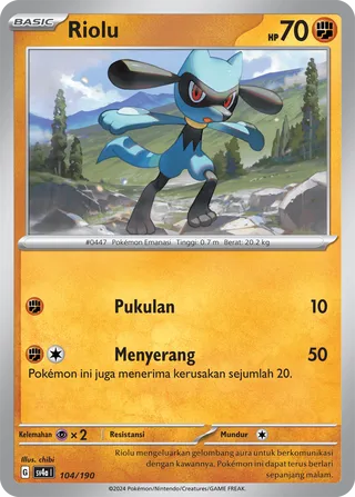 Riolu (Shiny Treasure ex 104/190)