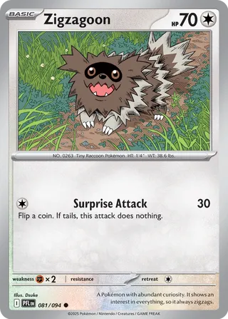 Zigzagoon (Phantasmal Flames 081/094)