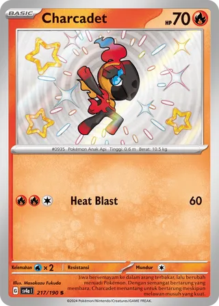 Charcadet (Shiny Treasure ex 217/190)