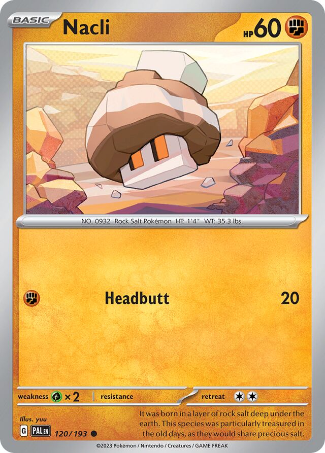 Nacli Paldea Evolved 120/193 Common