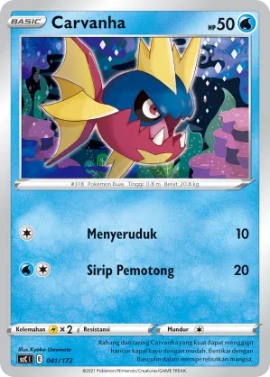 Carvanha (Evolution V Starter Deck 041/172)