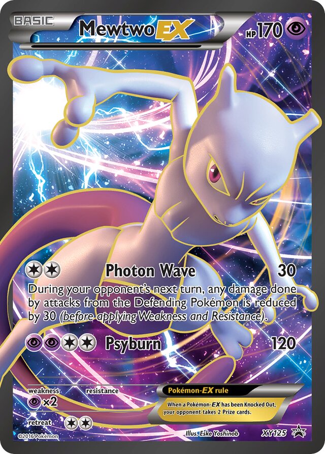 MewtwoEX XY Black Star Promos XY125 PROMO