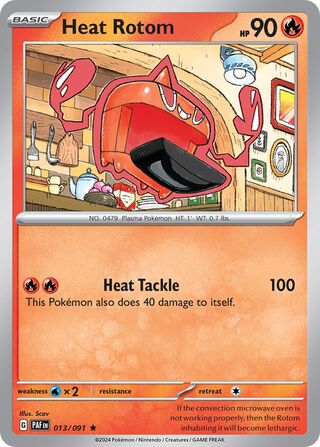 Heat Rotom (Paldean Fates 013/091)