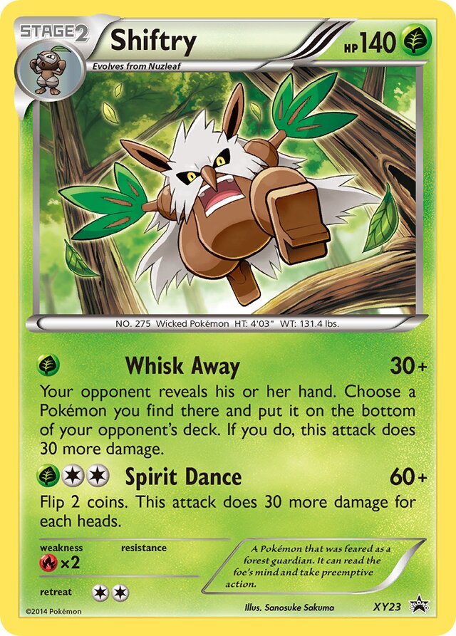 Shiftry XY Black Star Promos XY23 PROMO