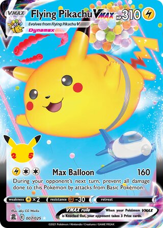 Flying Pikachu VMAX (Celebrations 007/025)