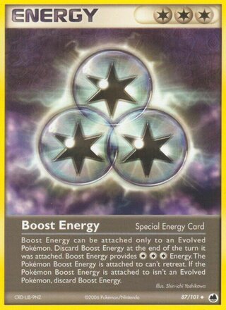 Boost Energy (EX Dragon Frontiers 87/101)