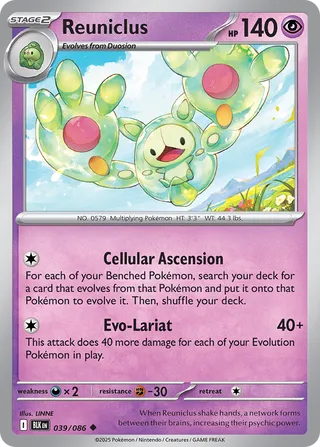 Reuniclus (Black Bolt 039/086)