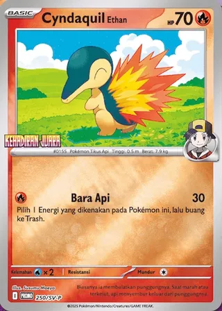 Ethan's Cyndaquil (Scarlet & Violet Promos 250/SV-P)