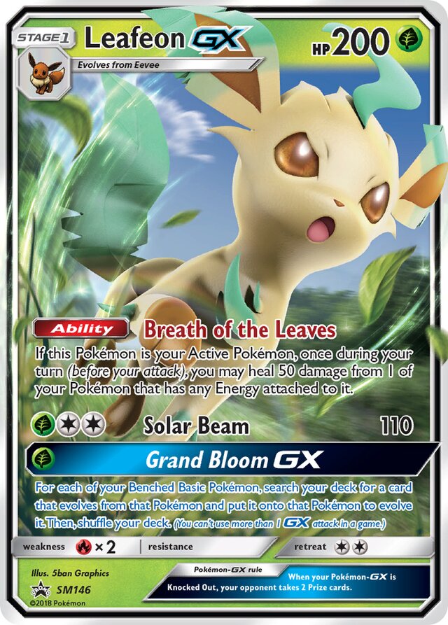 SM146 LeafeonGX SMP PROMO