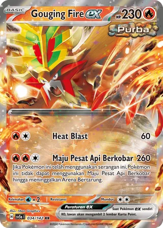 Gouging Fire ex (Ace Paradox 034/142)