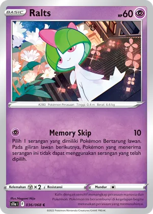Ralts (Incandescent Arcana 036/068)
