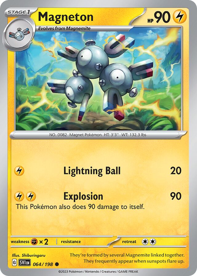 Magneton Scarlet & Violet 064/198 Common