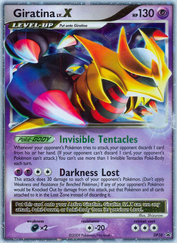 Giratina LV.X DP Black Star Promos DP38 PROMO