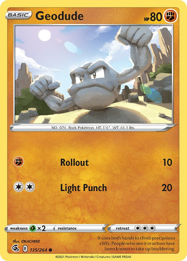 135/264 Geodude FST Common