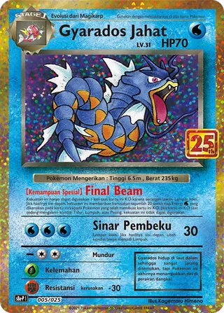 Dark Gyarados (25th Anniversary Collection Promos 005/025)