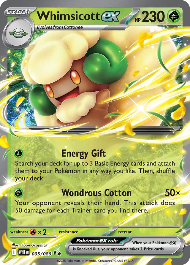 005/086 Whimsicottex WHT Double Rare
