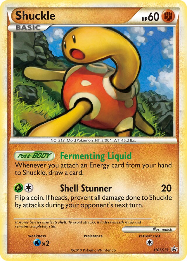 Shuckle HGSS Black Star Promos HGSS15 PROMO