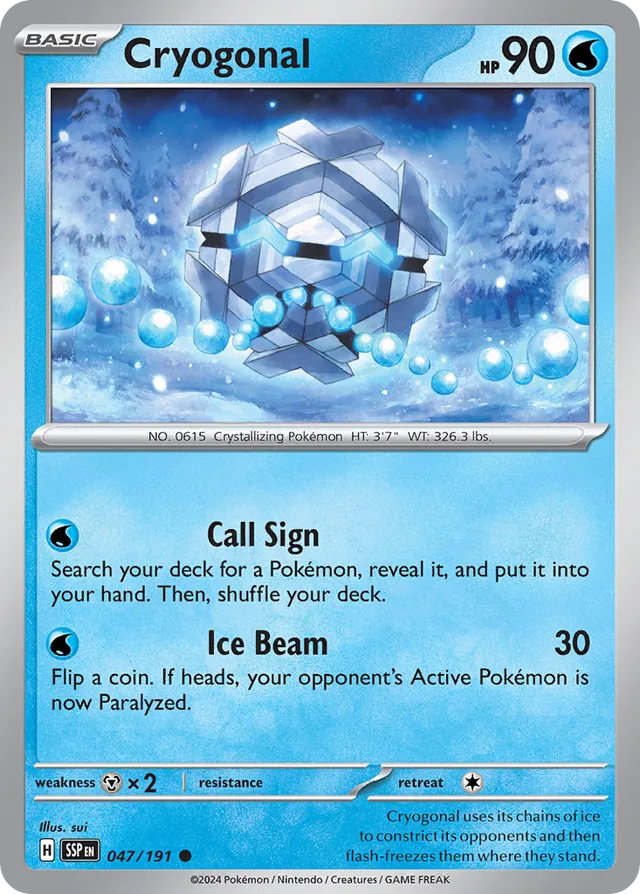 047/191 Cryogonal SSP Common