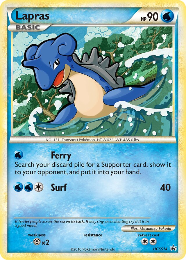 Lapras HGSS Black Star Promos HGSS14 PROMO