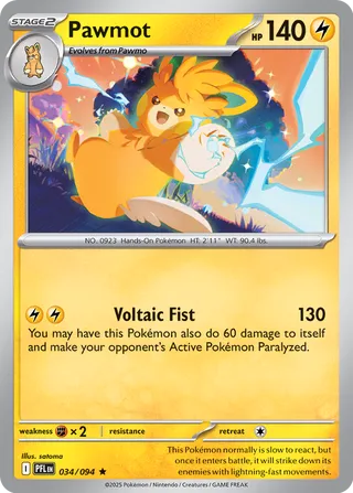 Pawmot (Phantasmal Flames 034/094)