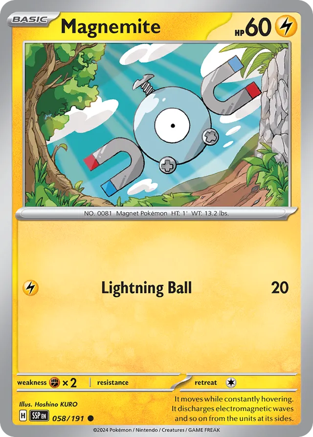 058/191 Magnemite SSP Common