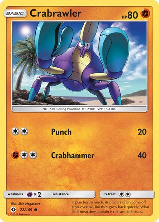 Crabrawler (Sun & Moon 72/149)