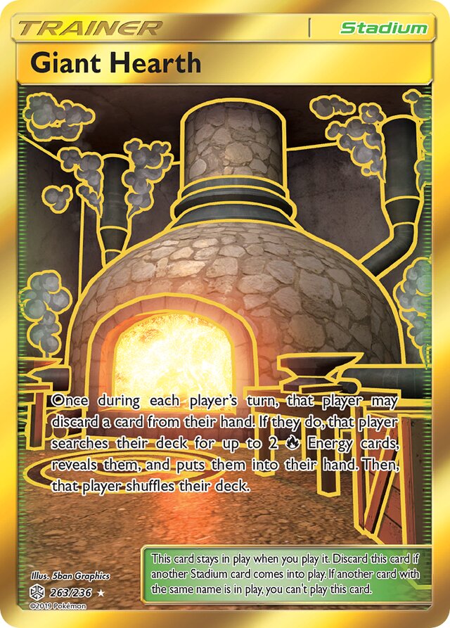 263/236 Giant Hearth CEC Rare Secret