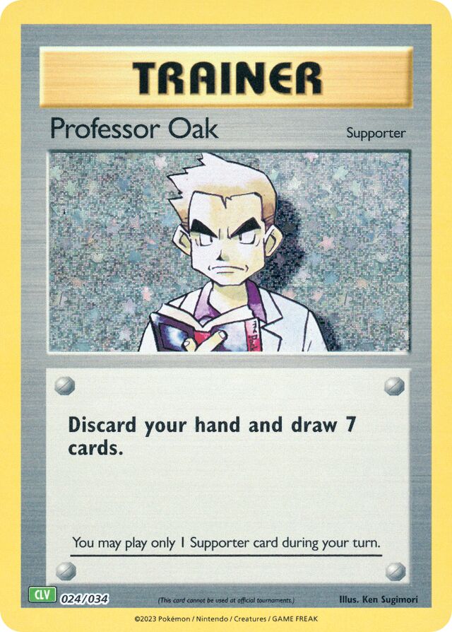 Professor Oak Venusaur & Lugia ex Deck 024/034