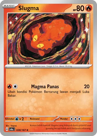 Slugma (Transfiguration Mask 028/167)