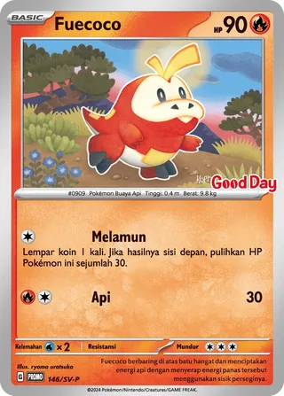 Fuecoco (Scarlet & Violet Promos 146/SV-P)